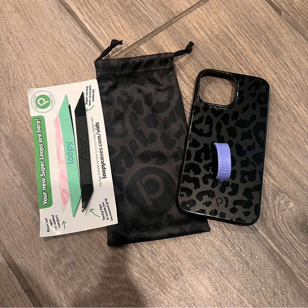 iPhone 13 Pro Max “Black Leopard” Loopy Case